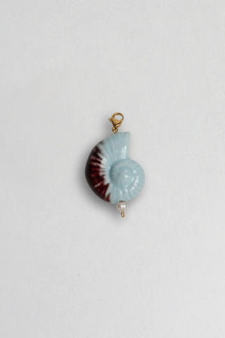 Big Blue Shell Charm